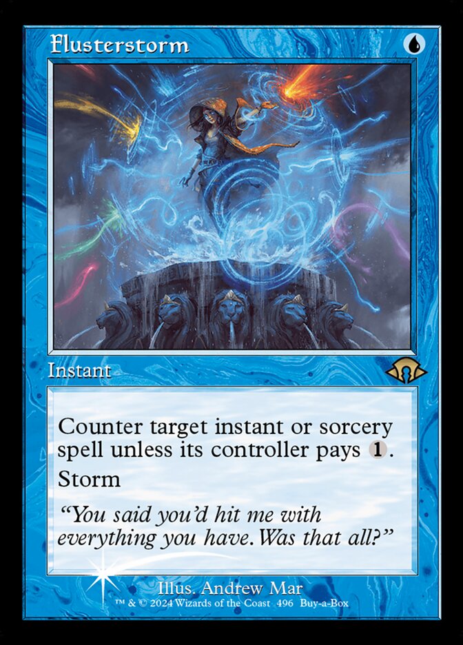 Flusterstorm 496/303 (Buy-A-Box Promos)  - Foil | Good Games Modbury