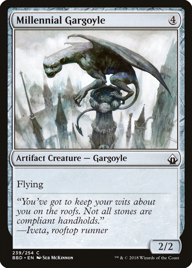 Millennial Gargoyle 239/254 (Battlebond)  - Foil | Good Games Modbury