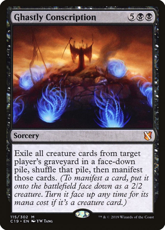 Ghastly Conscription 115/302 (Commander 2019)  | Good Games Modbury