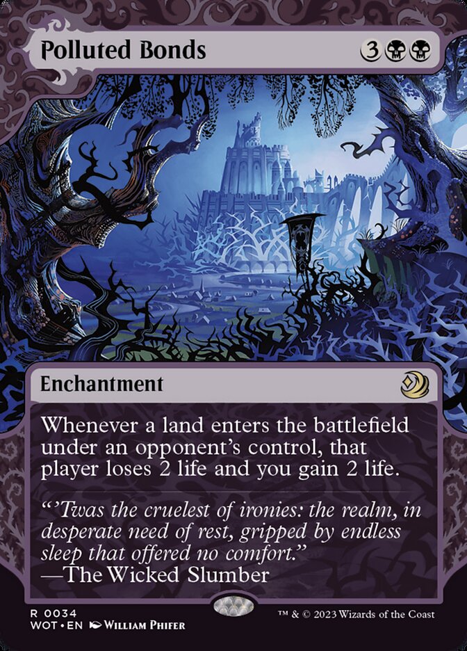 Polluted Bonds 34 (Wilds of Eldraine: Enchanting Tales)  - Showcase | Good Games Modbury