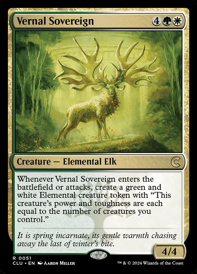 Vernal Sovereign 51/284 (Ravnica: Clue Edition)  | Good Games Modbury