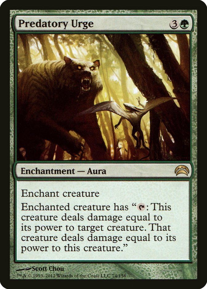 Predatory Urge 74/156 (Planechase 2012)  | Good Games Modbury