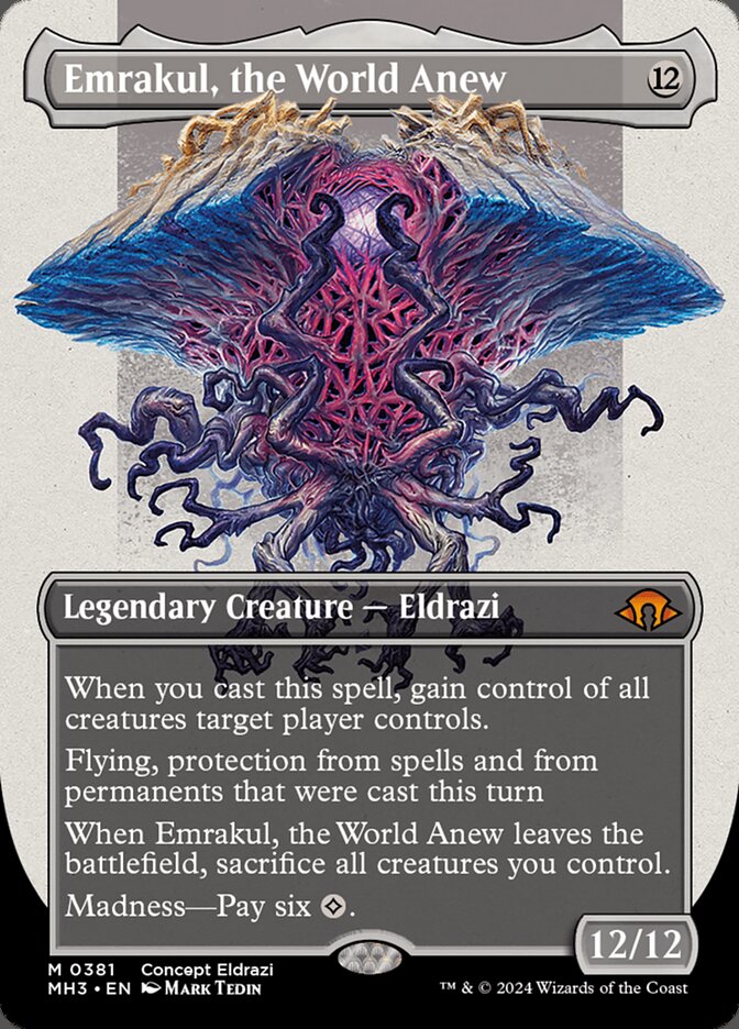 Emrakul, the World Anew 381/319 (Modern Horizons 3)  - Borderless | Good Games Modbury