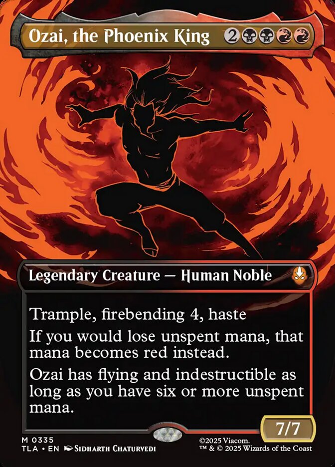 Ozai, the Phoenix King 335/286 (Avatar: The Last Airbender)  - Borderless | Good Games Modbury