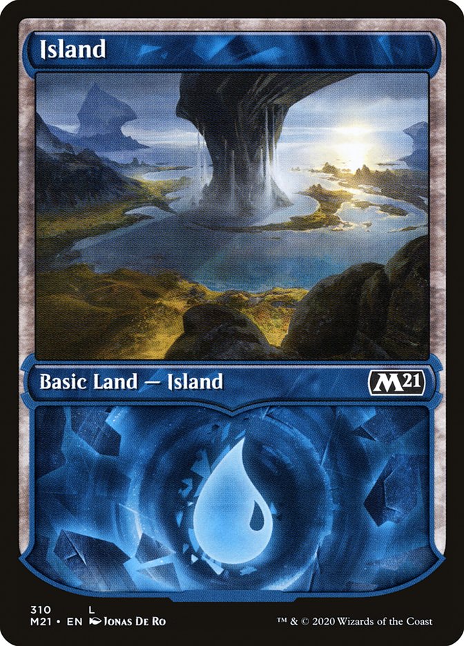 Island 310/274 (Core Set 2021)  - Showcase | Good Games Modbury