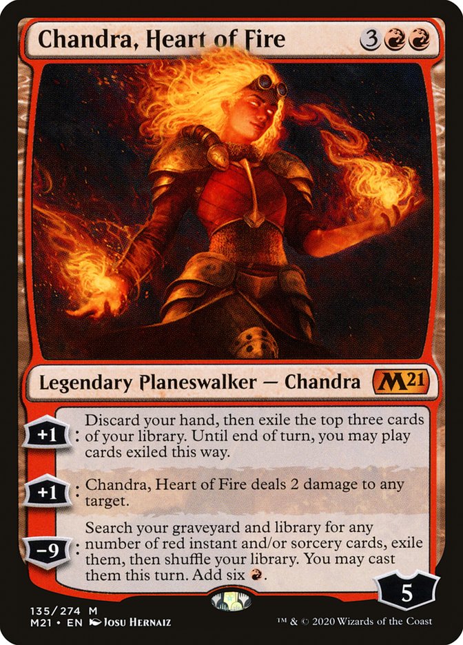 Chandra, Heart of Fire 135/274 (Core Set 2021)  | Good Games Modbury