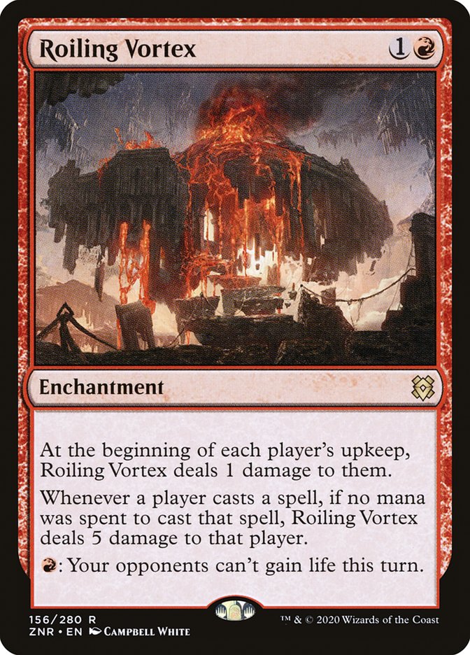 Roiling Vortex 156 (Zendikar Rising)  - Foil | Good Games Modbury