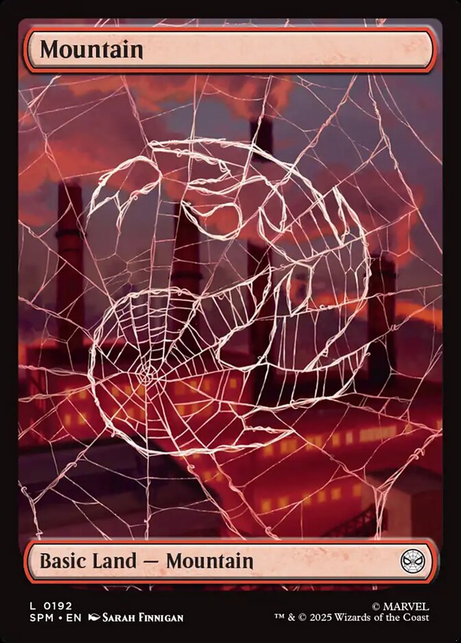 Mountain 192 (Marvel's Spider-Man)  - Full Art Foil | Good Games Modbury