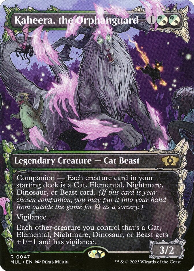Kaheera, the Orphanguard 47/65 (March of the Machine: Multiverse Legends)  - Borderless Foil | Good Games Modbury