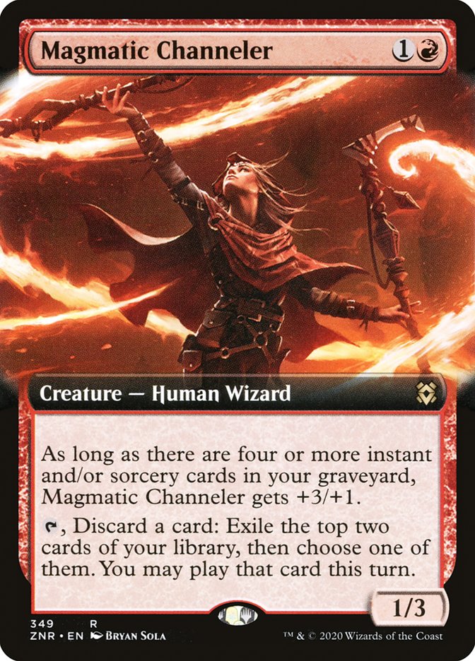 Magmatic Channeler 349/280 (Zendikar Rising)  - Extended Art | Good Games Modbury