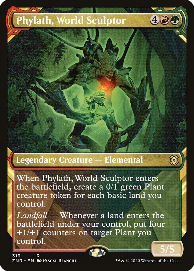 Phylath, World Sculptor 313/280 (Zendikar Rising)  - Showcase | Good Games Modbury