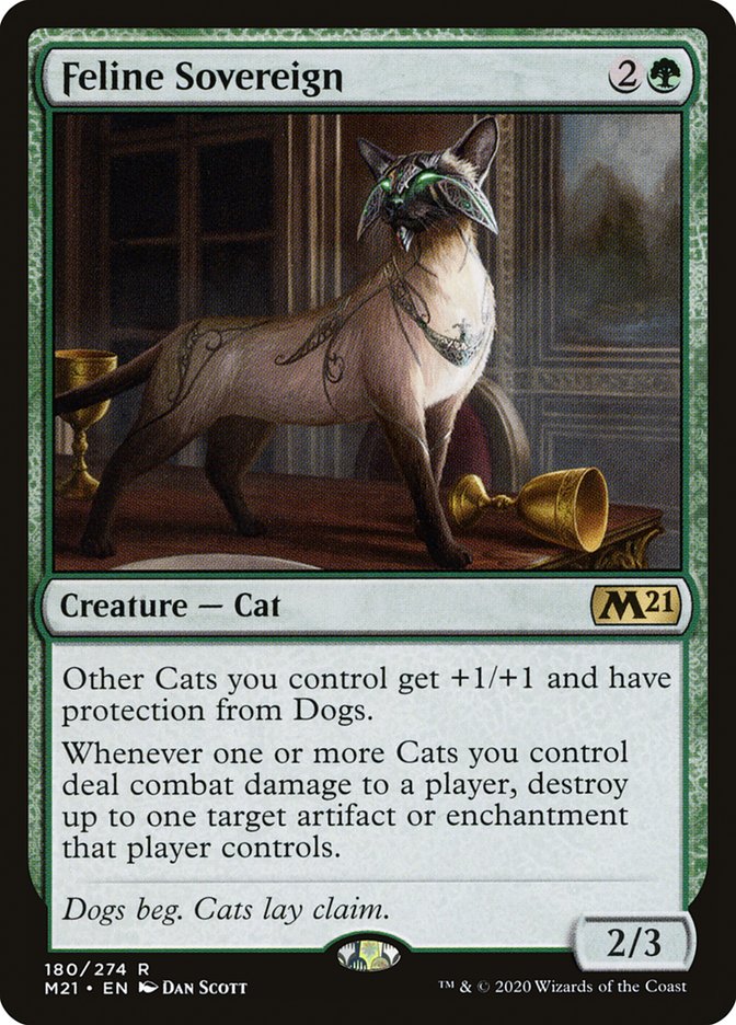 Feline Sovereign 180 (Core Set 2021)  | Good Games Modbury