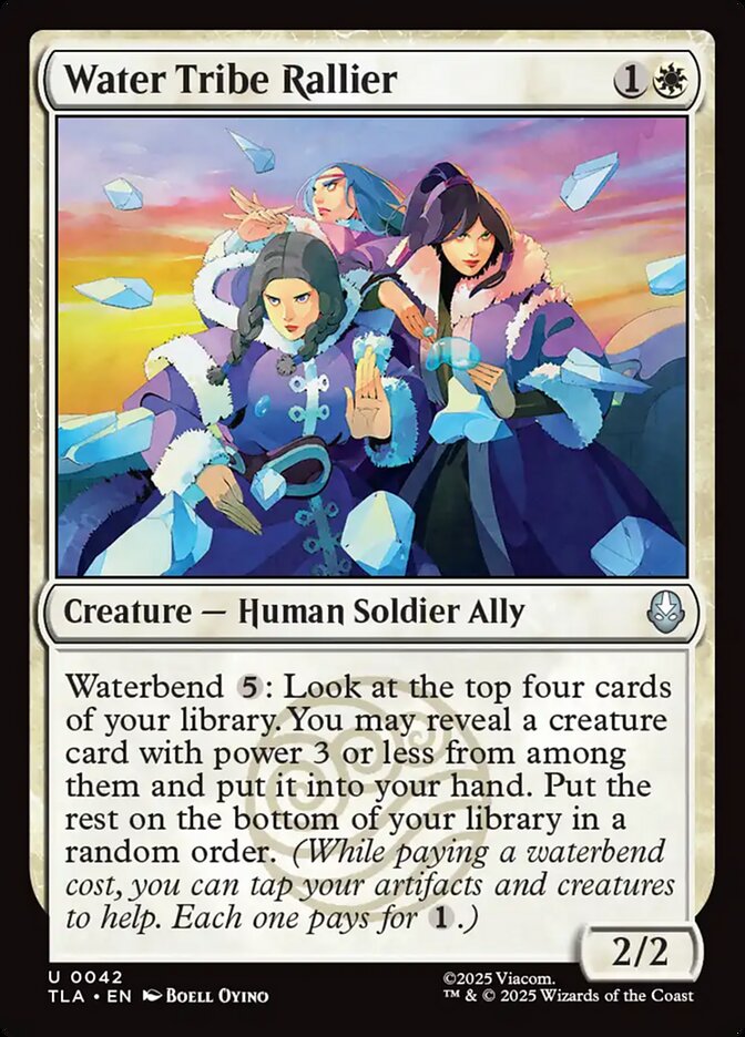 Water Tribe Rallier 42/286 (Avatar: The Last Airbender)  - Foil | Good Games Modbury