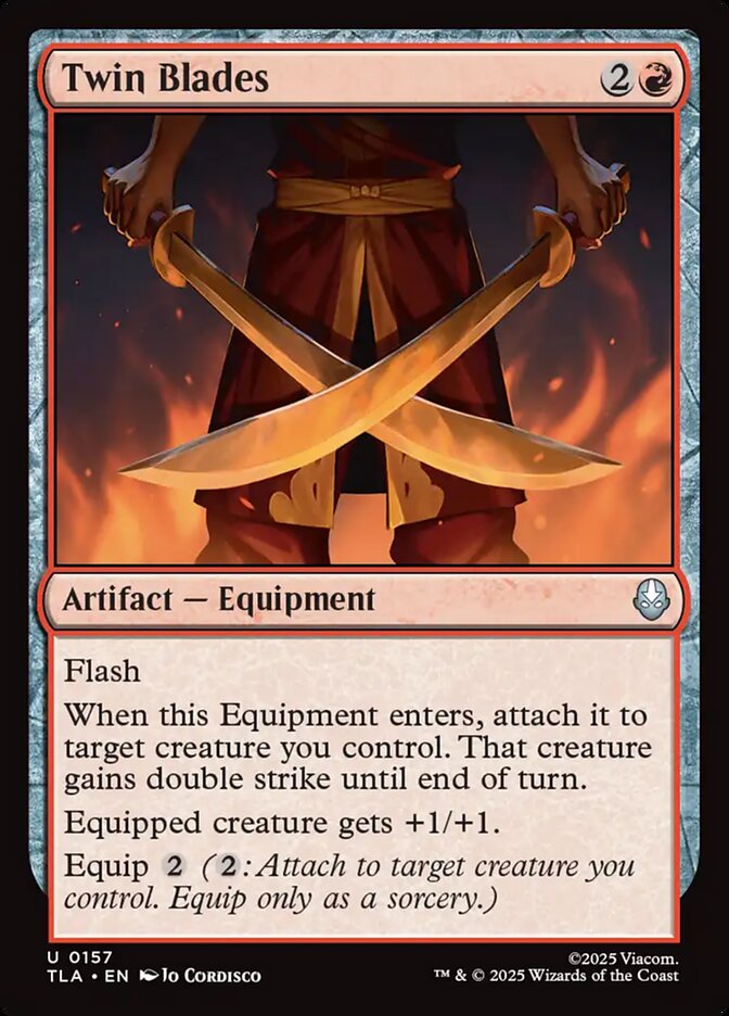Twin Blades 157/286 (Avatar: The Last Airbender)  - Foil | Good Games Modbury