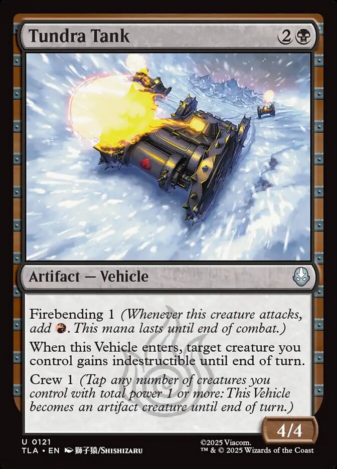 Tundra Tank 121/286 (Avatar: The Last Airbender)  - Foil | Good Games Modbury