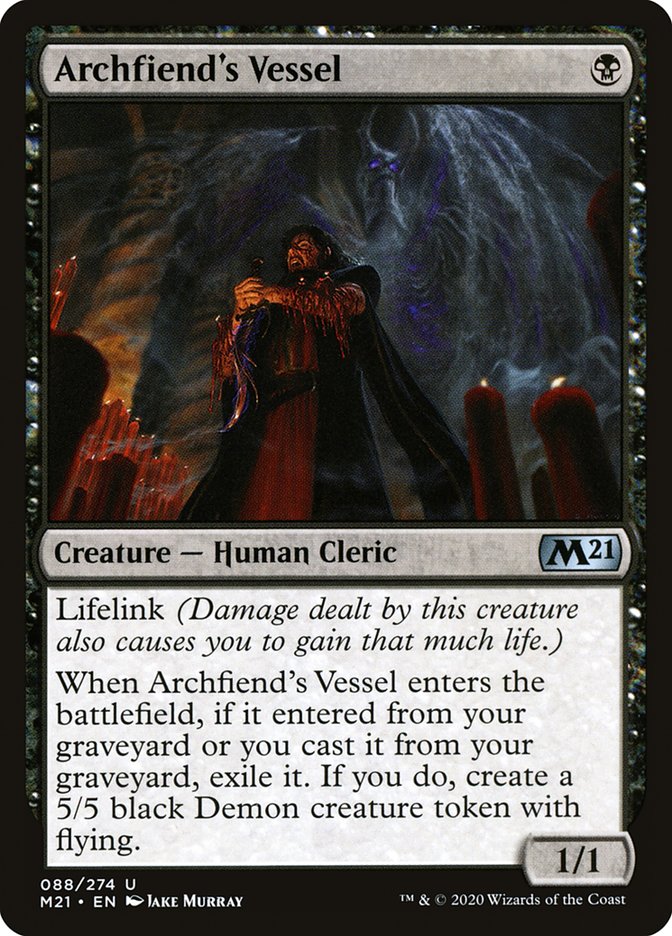 Archfiend's Vessel 88/274 (Core Set 2021)  - Foil | Good Games Modbury