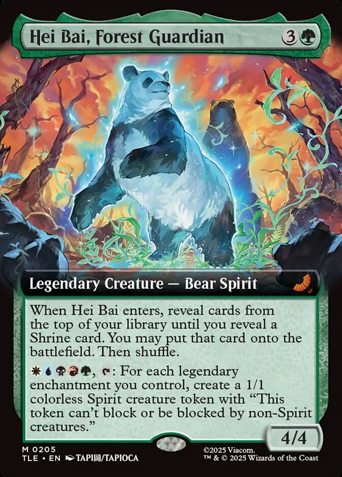 Hei Bai, Forest Guardian 205/317 (Avatar: The Last Airbender: Eternal-Legal)  - Extended Art | Good Games Modbury