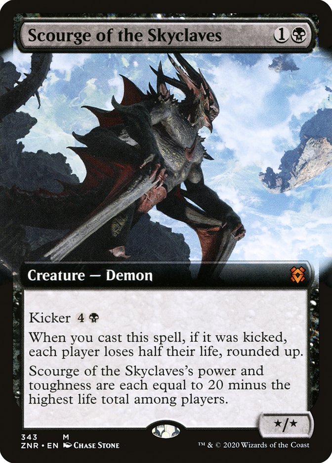 Scourge of the Skyclaves 343/280 (Zendikar Rising)  - Extended Art Foil | Good Games Modbury