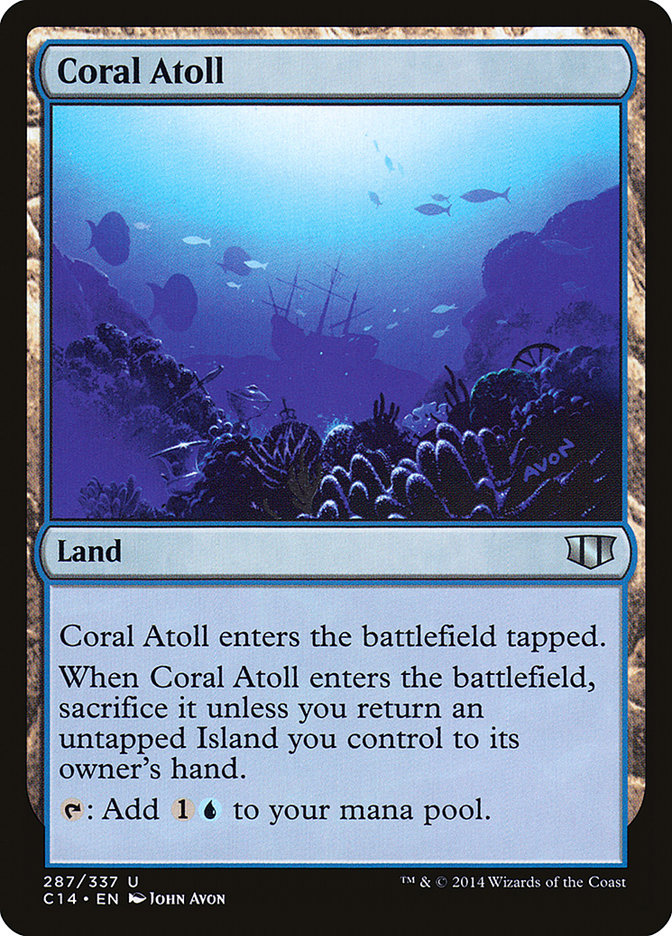 Coral Atoll 287/337 (Commander 2014)  | Good Games Modbury