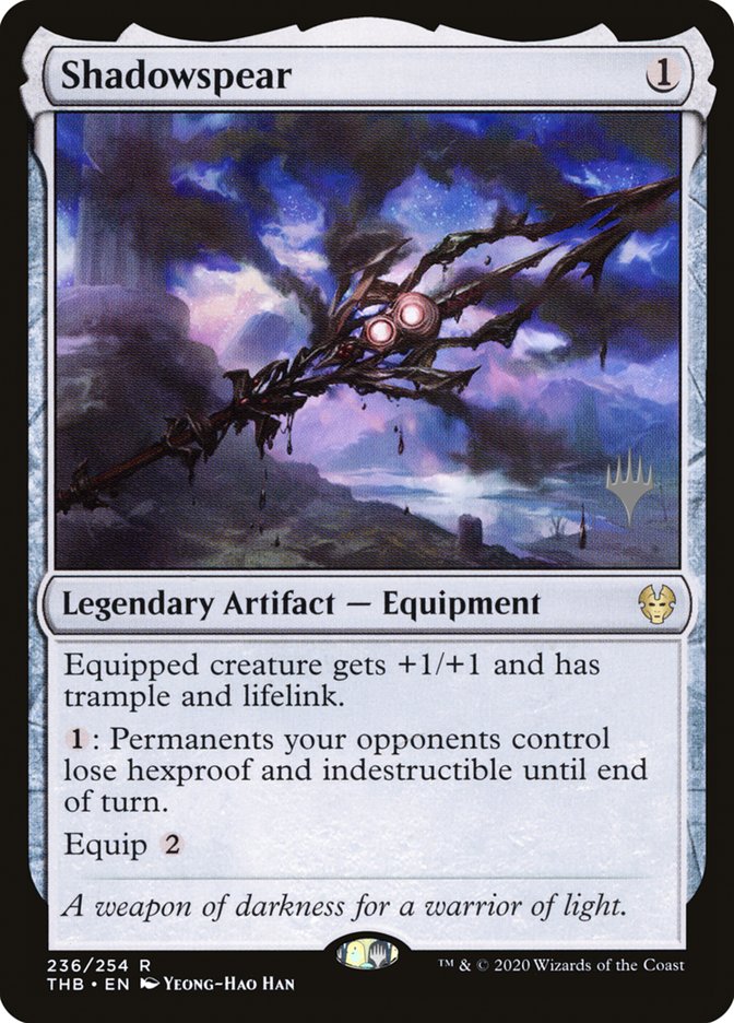 Shadowspear 236 (Promo Pack: Theros Beyond Death)  - Foil | Good Games Modbury