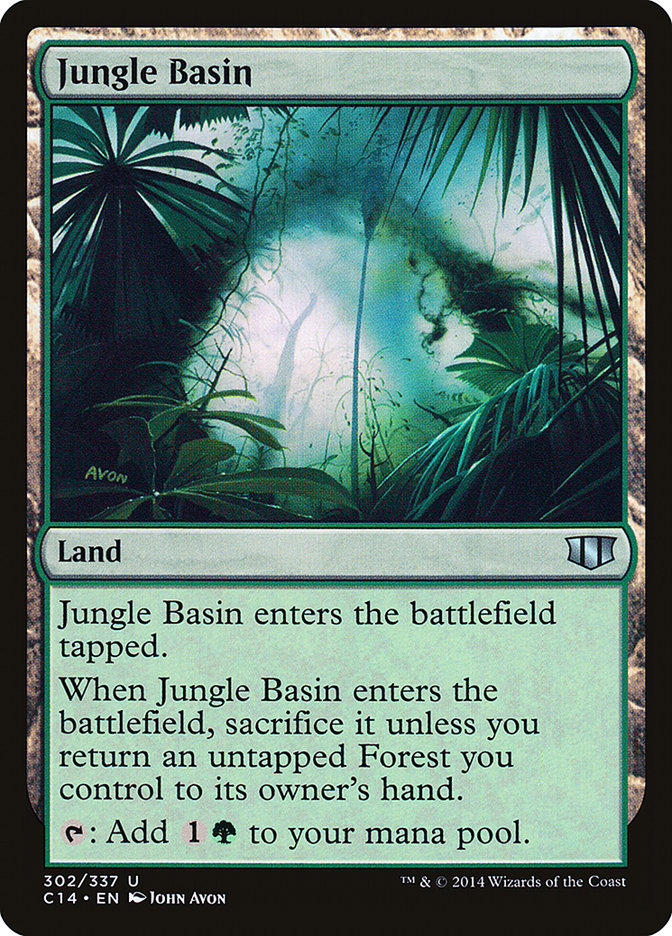 Jungle Basin 302/337 (Commander 2014)  | Good Games Modbury