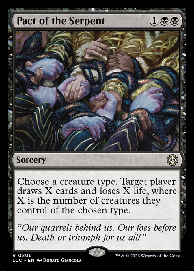 Pact of the Serpent 206/370 (Commander: The Lost Caverns of Ixalan)  | Good Games Modbury