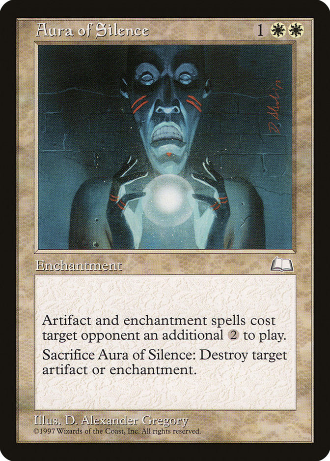 Aura of Silence 7/167 (Weatherlight)  | Good Games Modbury