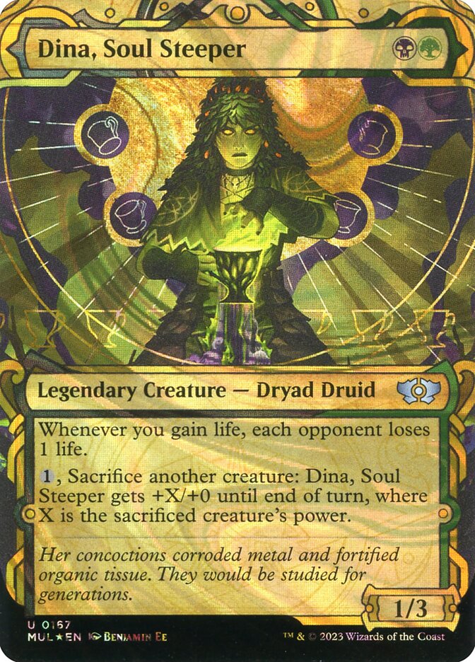 Dina, Soul Steeper 167/65 (March of the Machine: Multiverse Legends)  - Showcase Halo Foil | Good Games Modbury