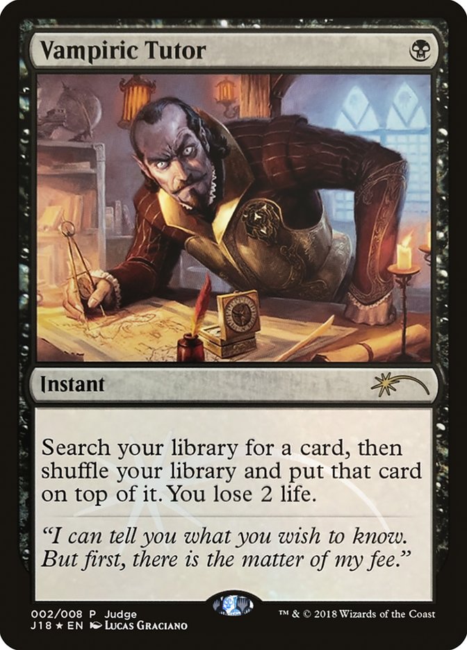 Vampiric Tutor 2 (Judge Promos)  - Foil | Good Games Modbury