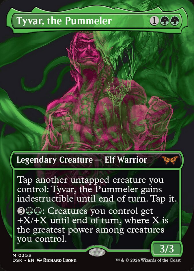 Tyvar, the Pummeler 353 (Duskmourn: House of Horror)  - Borderless Foil | Good Games Modbury