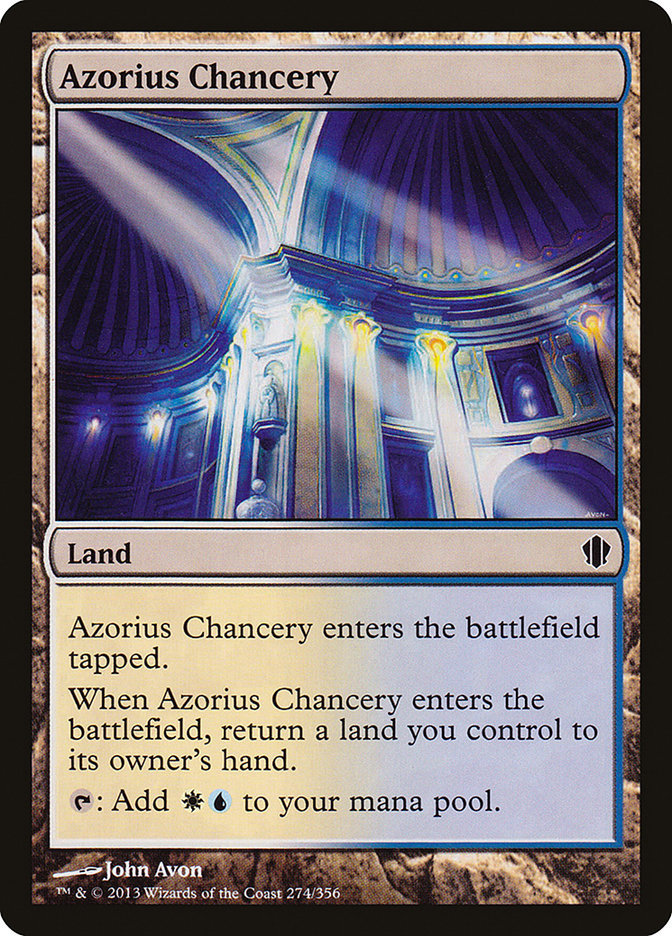 Azorius Chancery 274/356 (Commander 2013)  | Good Games Modbury