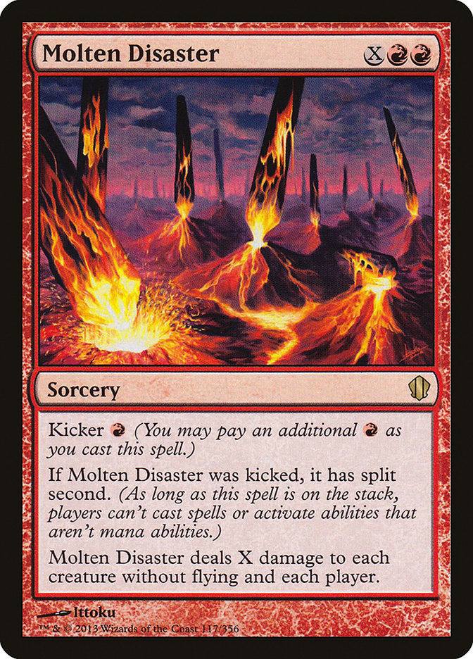 Molten Disaster 117/356 (Commander 2013)  | Good Games Modbury