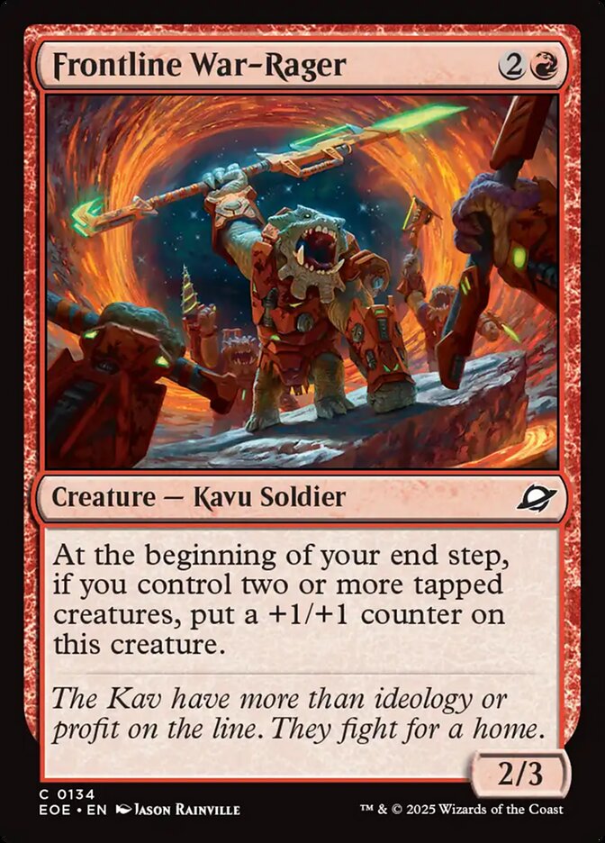Frontline War-Rager 134 (Edge of Eternities)  - Foil | Good Games Modbury