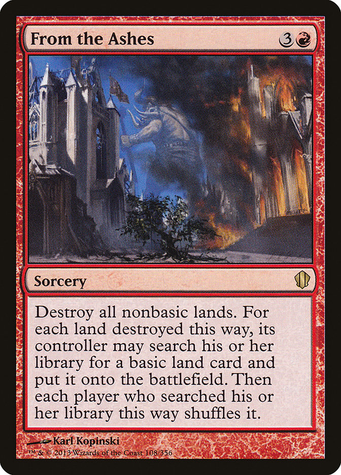 From the Ashes 108/356 (Commander 2013)  | Good Games Modbury