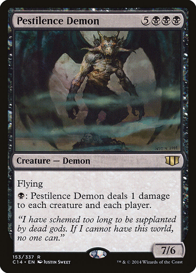 Pestilence Demon 153/337 (Commander 2014)  | Good Games Modbury