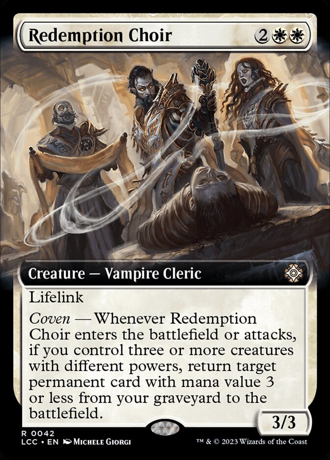 Redemption Choir 42/370 (Commander: The Lost Caverns of Ixalan)  - Extended Art | Good Games Modbury