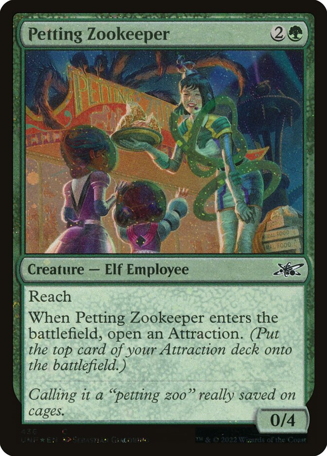 Petting Zookeeper 436/244 (Unfinity)  - Foil | Good Games Modbury