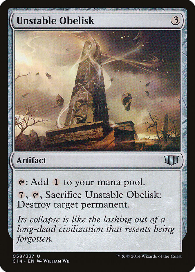 Unstable Obelisk 58/337 (Commander 2014)  | Good Games Modbury