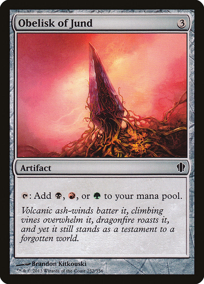 Obelisk of Jund 252/356 (Commander 2013)  | Good Games Modbury