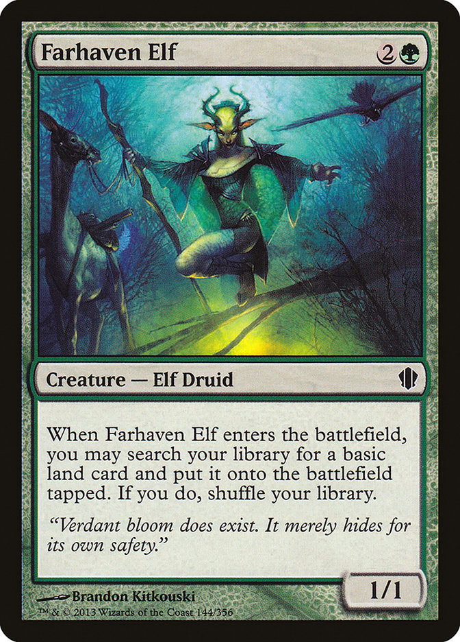 Farhaven Elf 144/356 (Commander 2013)  | Good Games Modbury