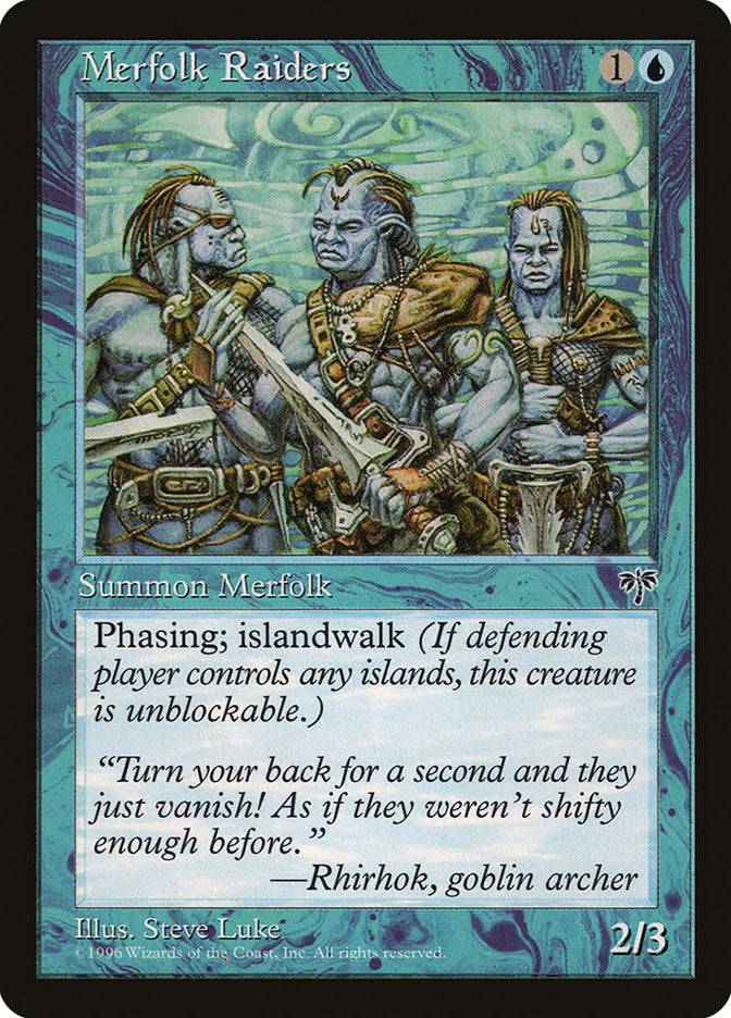 Merfolk Raiders 75/350 (Mirage)  | Good Games Modbury