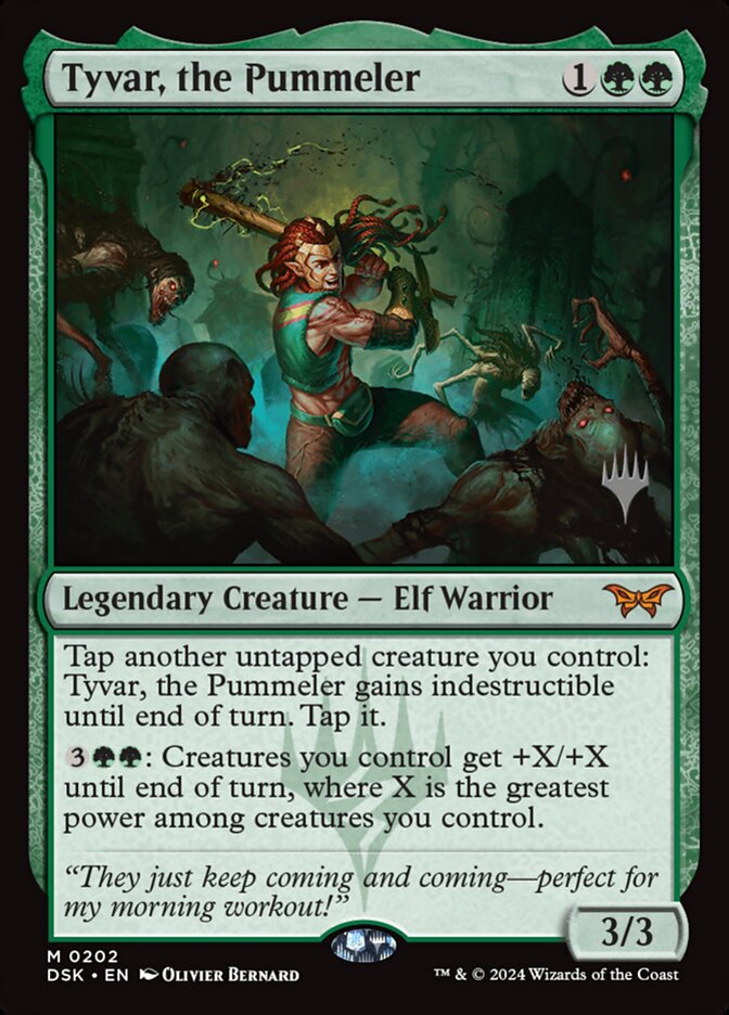 Tyvar, the Pummeler 202 (Promo Pack: Duskmourn: House of Horror)  | Good Games Modbury