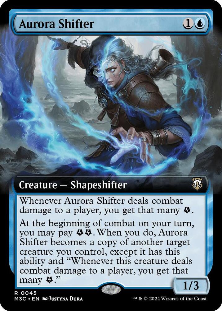 Aurora Shifter 45/411 (Commander: Modern Horizons 3)  - Extended Art Ripple Foil | Good Games Modbury
