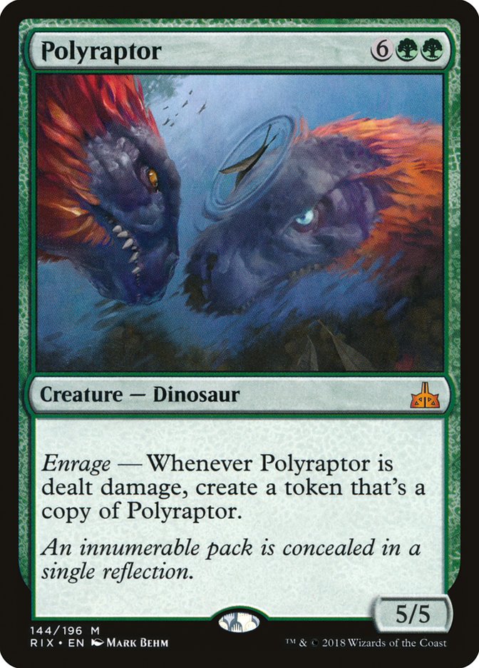 Polyraptor 144/196 (Rivals of Ixalan)  | Good Games Modbury