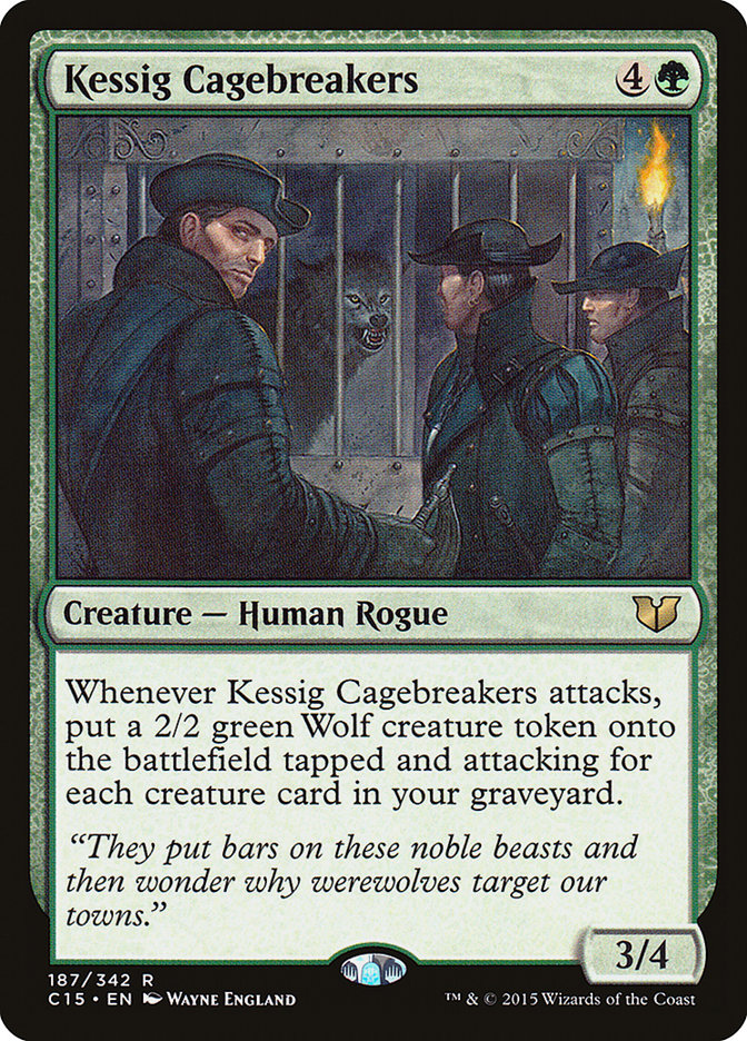 Kessig Cagebreakers 187/342 (Commander 2015)  | Good Games Modbury