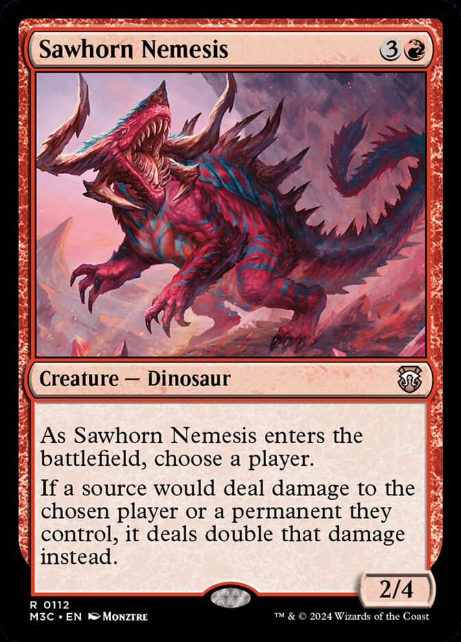 Sawhorn Nemesis 112/411 (Commander: Modern Horizons 3)  | Good Games Modbury