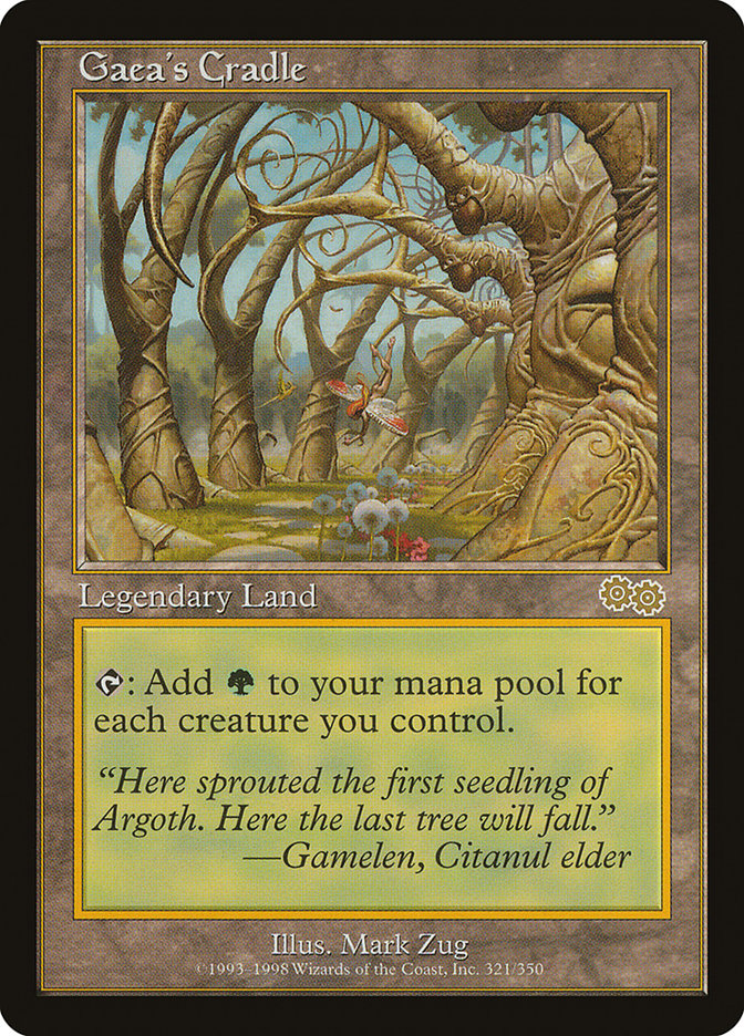 Gaea's Cradle 321/350 (Urza's Saga)  | Good Games Modbury