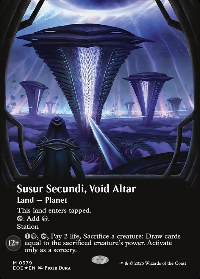 Susur Secundi, Void Altar 379 (Edge of Eternities)  - Borderless Galaxy Foil | Good Games Modbury