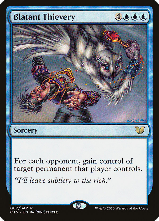 Blatant Thievery 87/342 (Commander 2015)  | Good Games Modbury