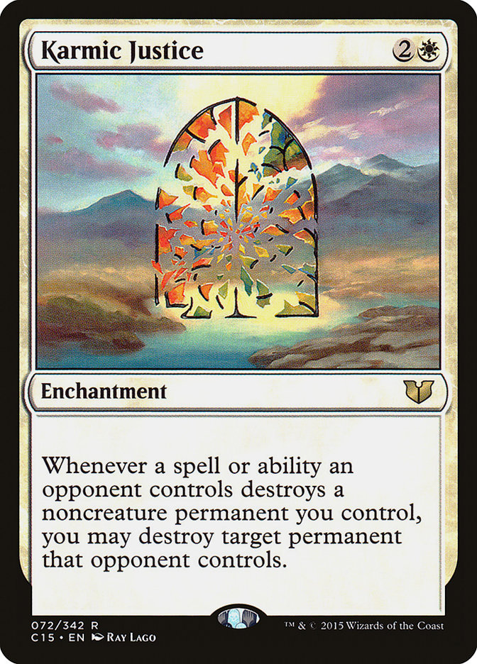 Karmic Justice 72/342 (Commander 2015)  | Good Games Modbury